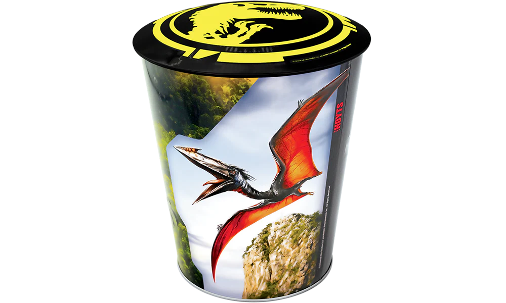 Jurassic World: Rebirth Metal Tin with Metallic Blue Inner & Glow in the Dark Lid - Image 5