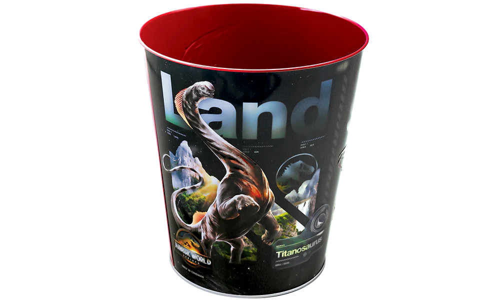 Jurassic World: Rebirth Metal Tin with Metallic Red Inner & Glow in the Dark Lid - Image 4
