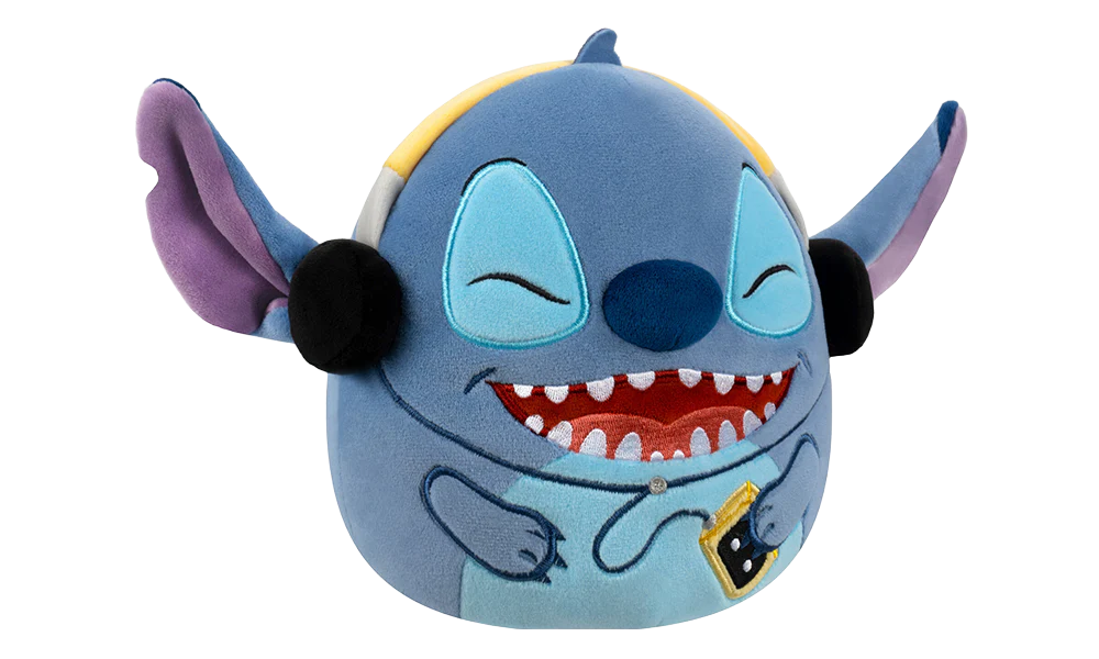 Stitch Squishmallow - Headphones